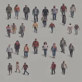 people walk png