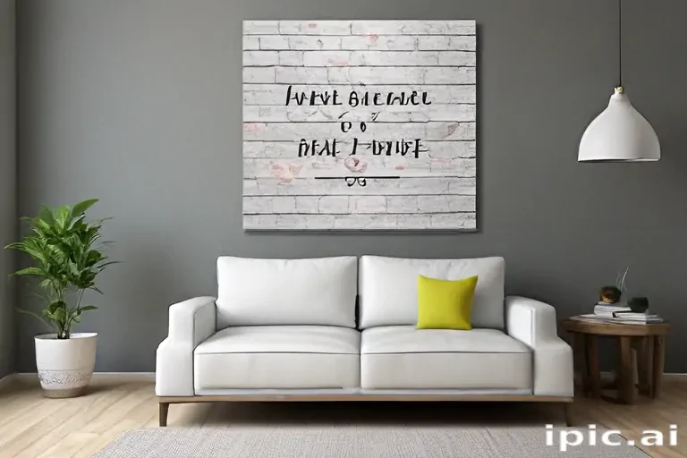 wall art mock up