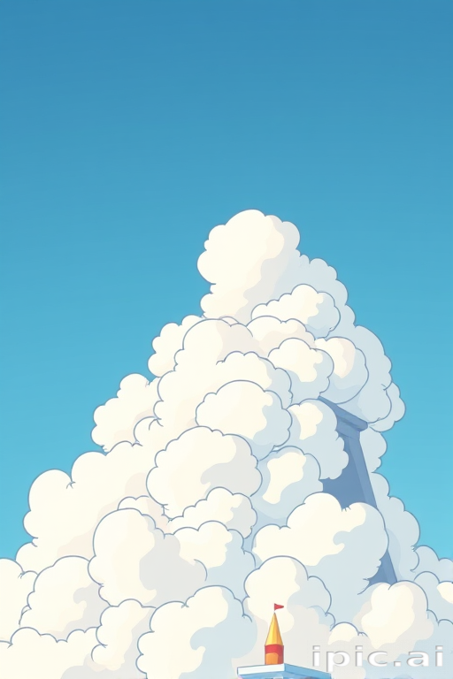 cartoon cloud drawing
