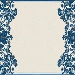blue border design