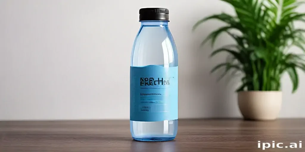 water bottle mockup
