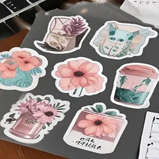 aesthetic printable stickers