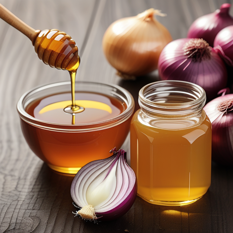 onion and honey for cough