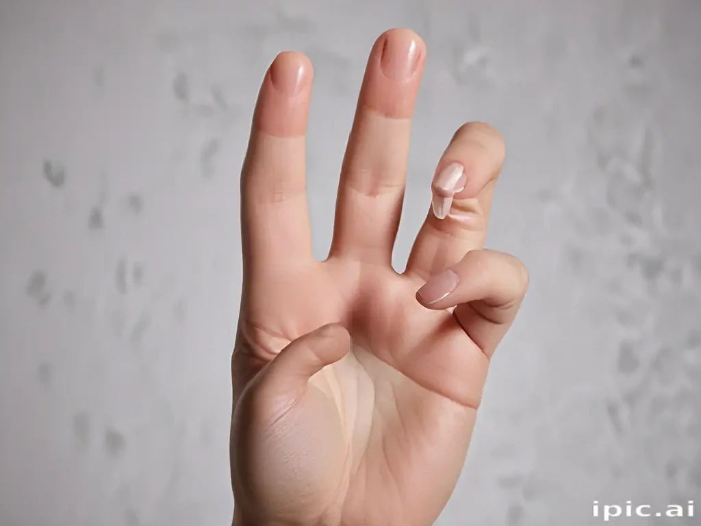 middle finger transparent