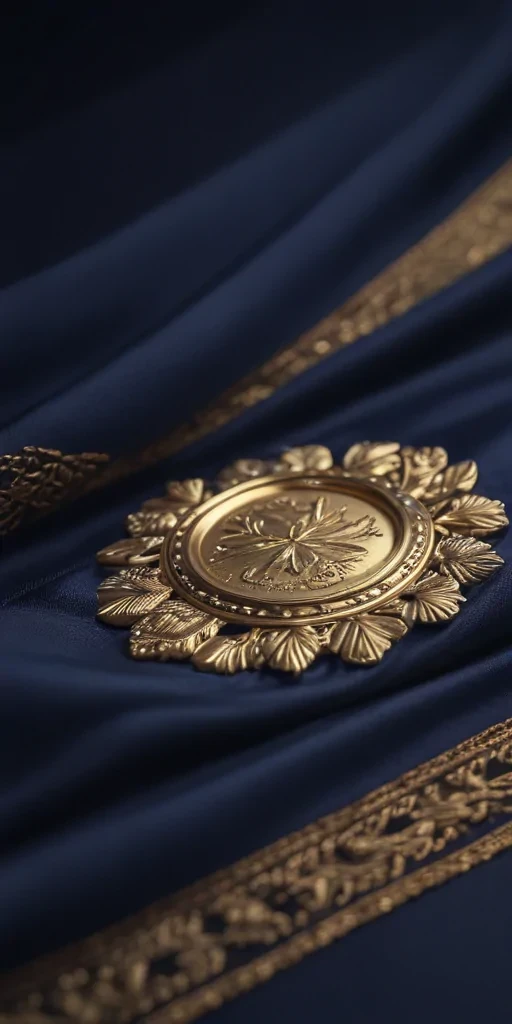 navy background