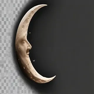 crescent moon transparent background