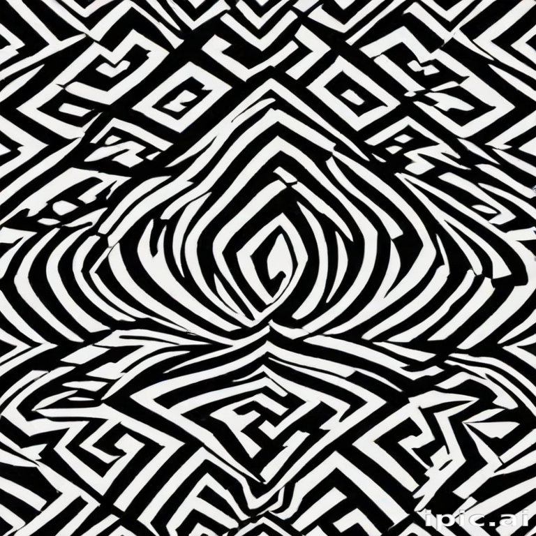 black and white pattern