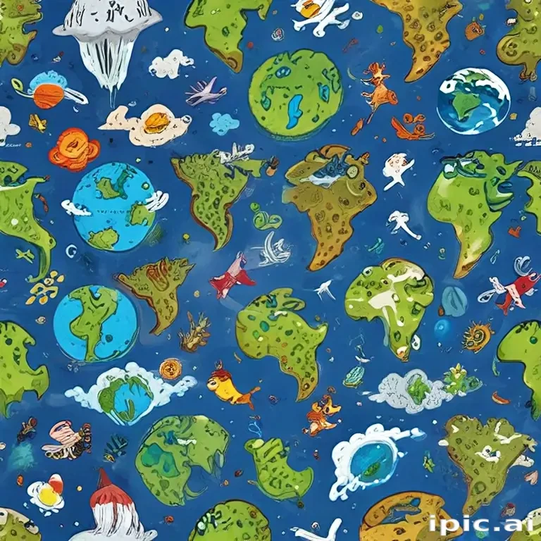 cartoon picture planet earth