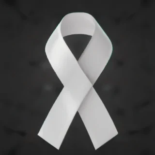 white ribbon png