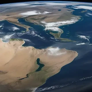 earth from space