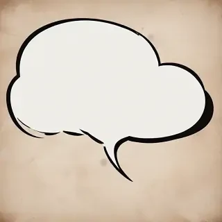 speech bubble clip art