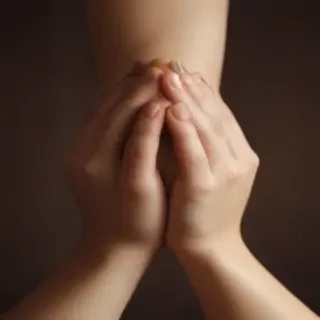 hands reaching