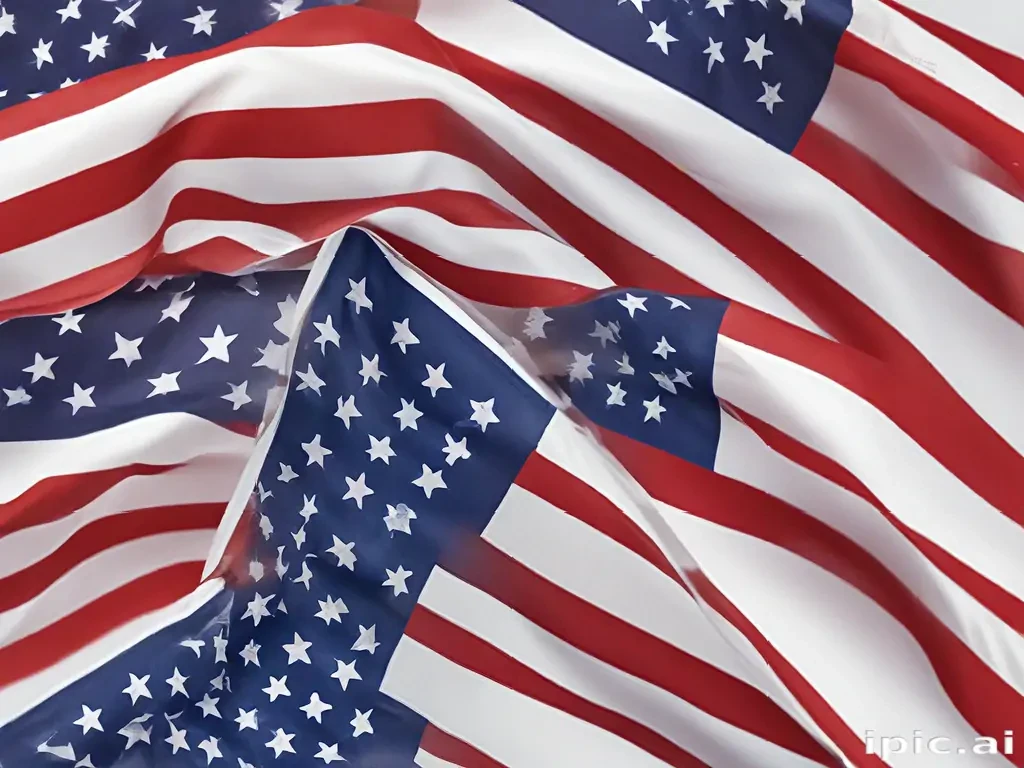 united states flag transparent