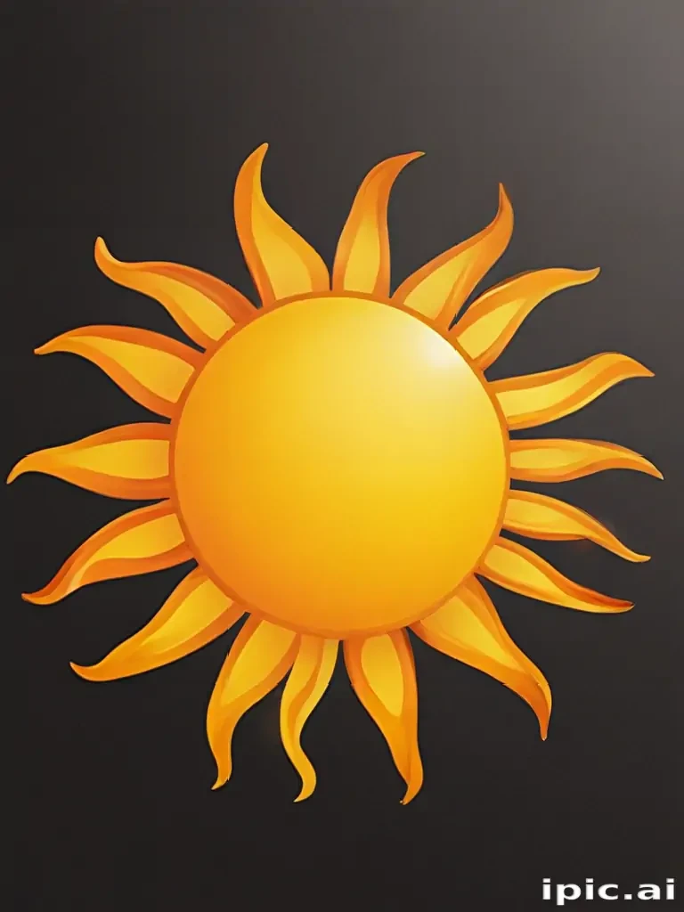 sun clipart no background