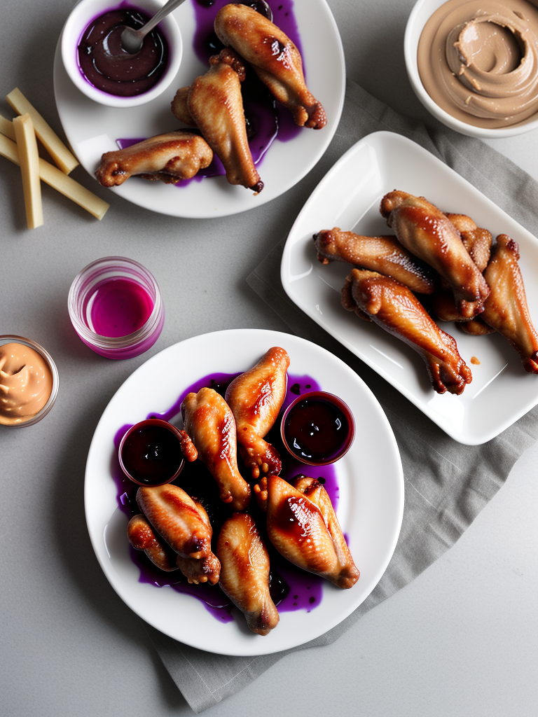 peanut butter and jelly chicken wings