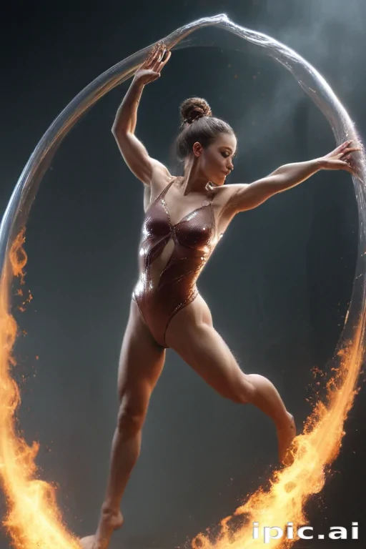 transparent gymnast