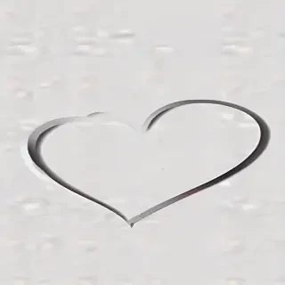 heart outline transparent