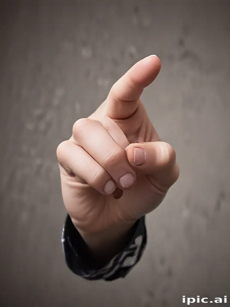you pointing finger
