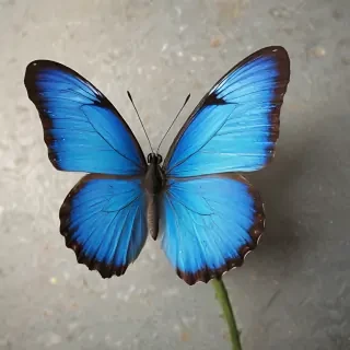 blue butterfly