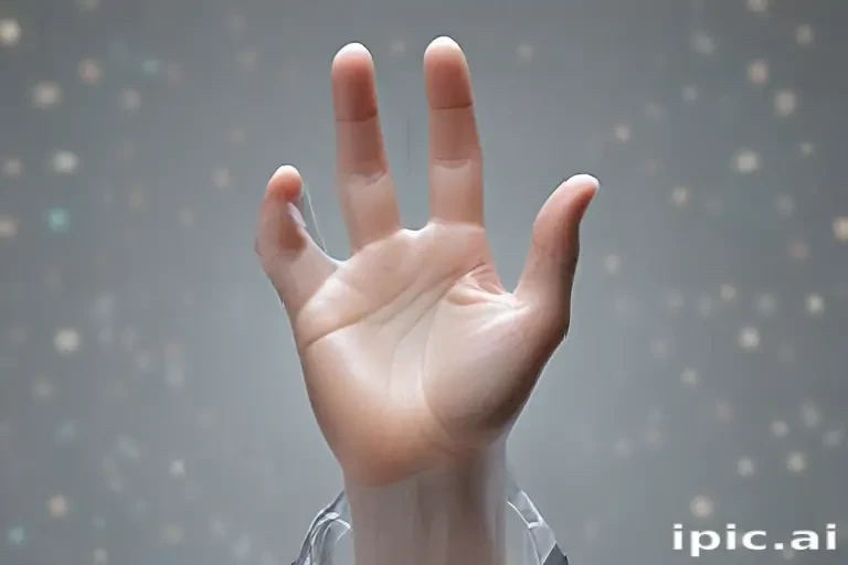 transparent prayer hand