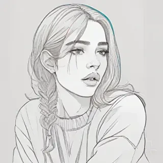 aesthetic line art