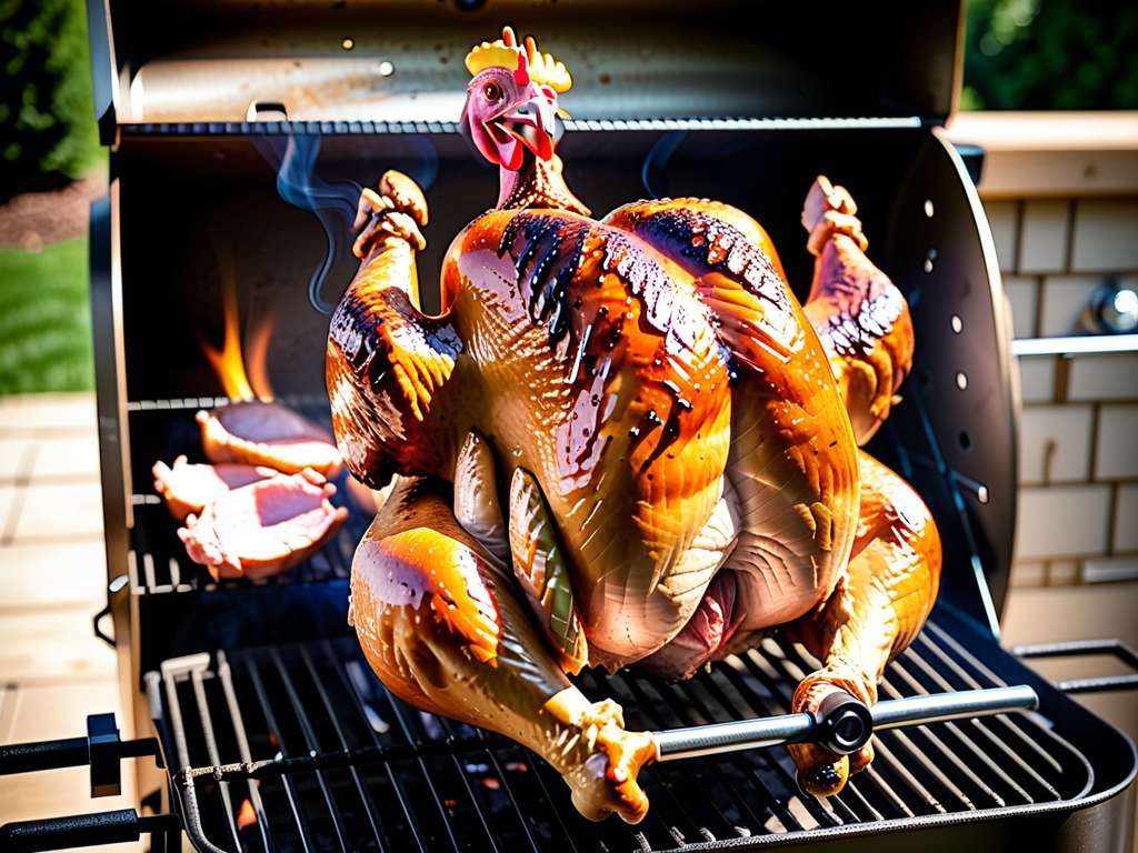 beer can chicken on pellet grill