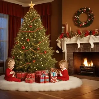 old fashioned christmas pictures
