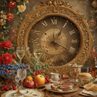 vintage new years images