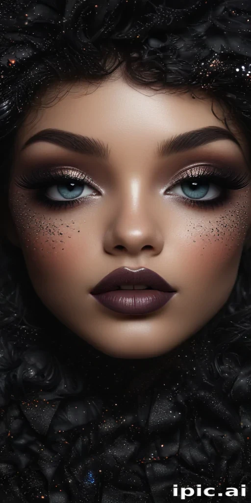 black and glitter background