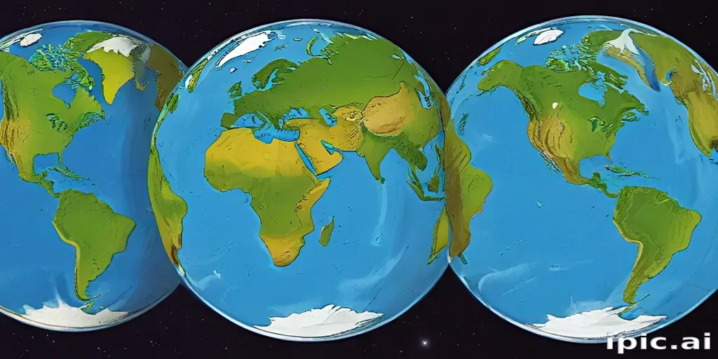 cartoon picture of planet earth