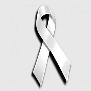 white ribbon png