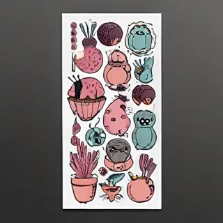 aesthetic stickers printable