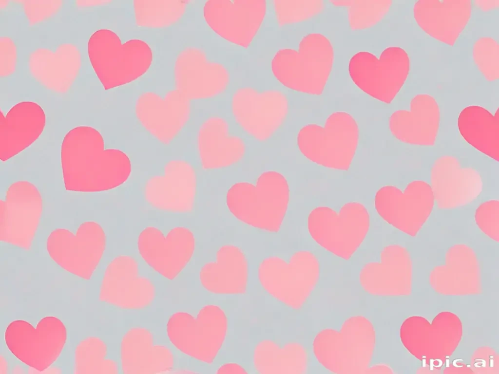 pink heart transparent