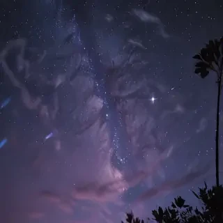 starry background aesthetic