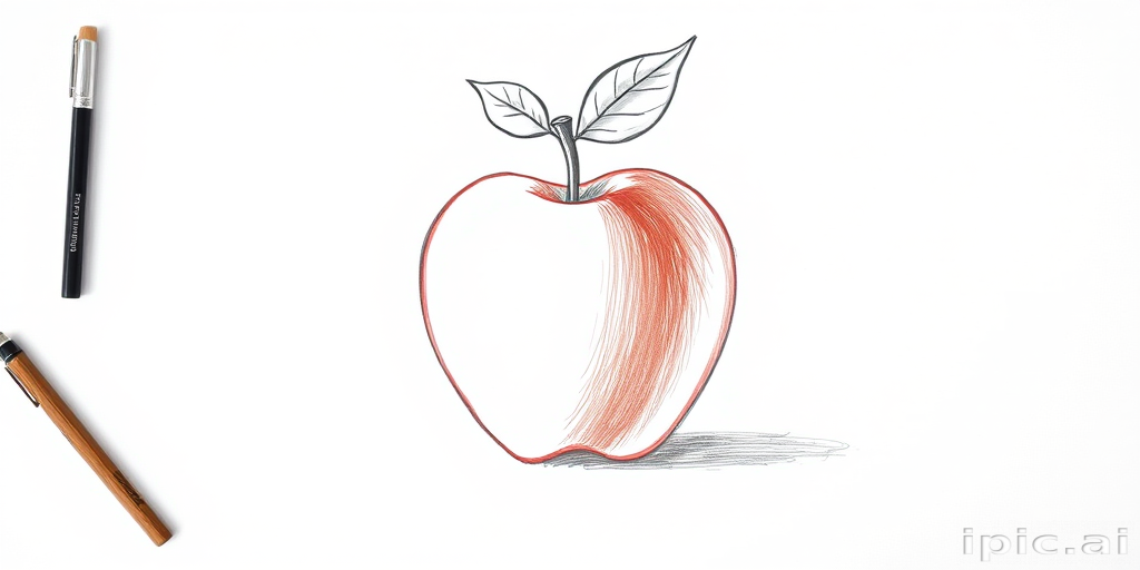 apple drawings