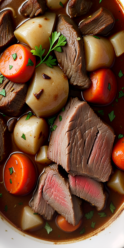 difference between pot roast and beef stew