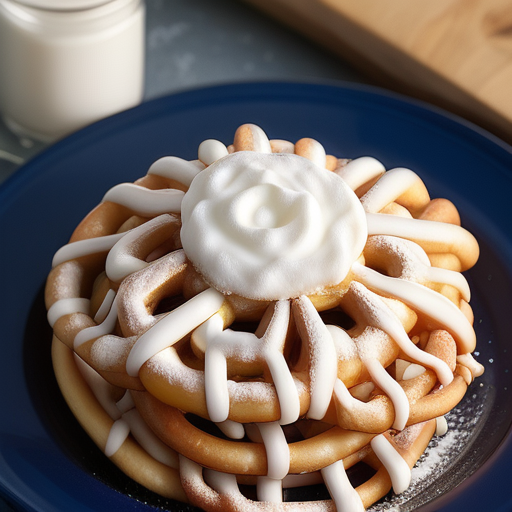 how to reheat funnel cake