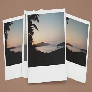 aesthetic polaroid frame