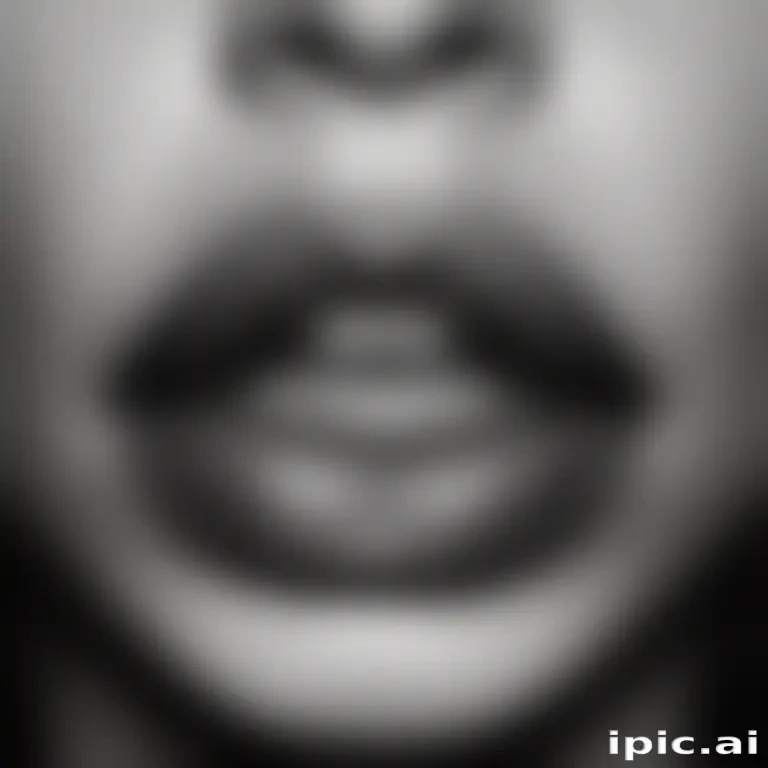 lips clipart black and white