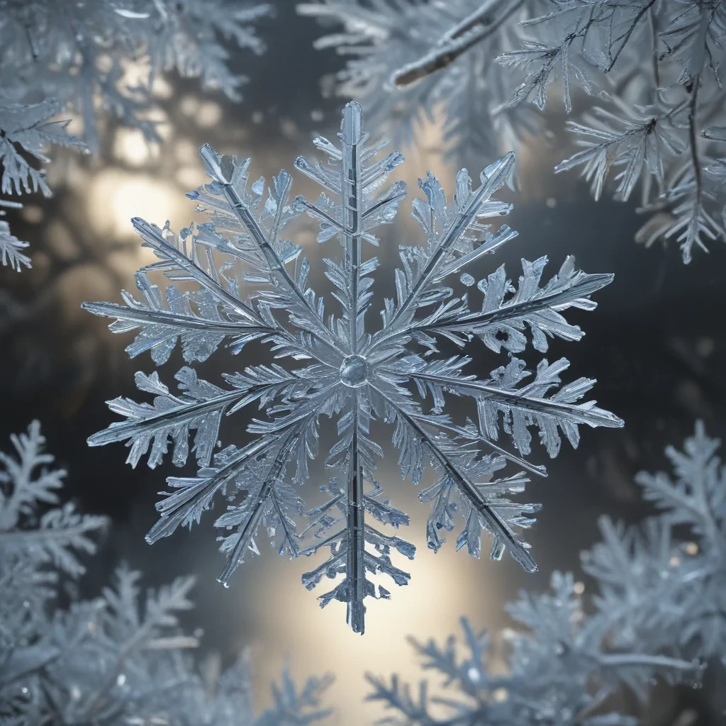 transparent snowflakes