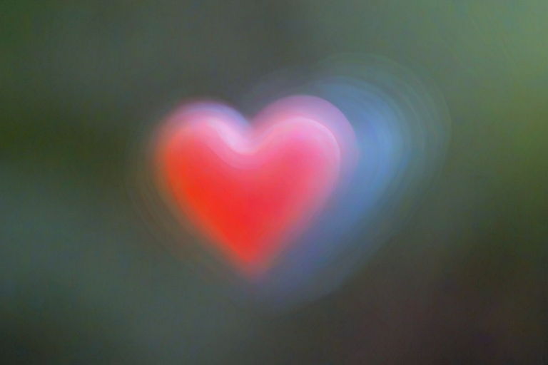 blurry heart