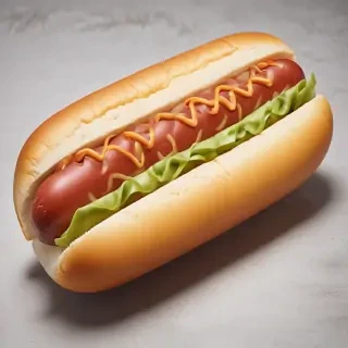 transparent hot dog