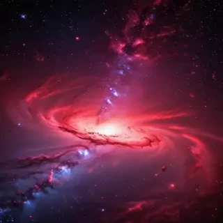 galaxy red wallpaper