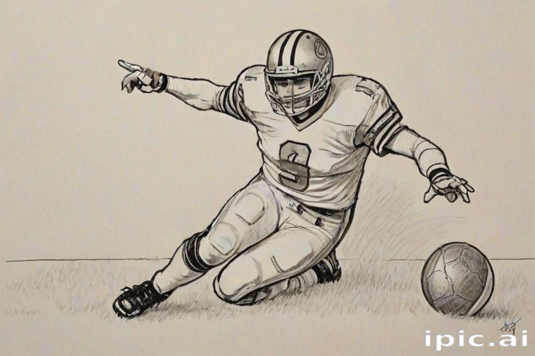 football drawing