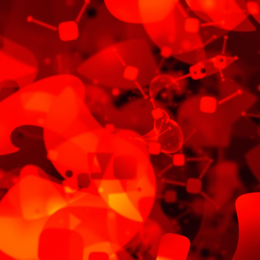 High-resolution abstract art featuring warm tones of red, orange, and yellow, capturing dynamic shapes and patterns, shot with a DSLR camera at f/4 aperture, 1/125 sec exposure, ISO 100, with a 50mm lens, in a soft-focus style for enhanced texture.