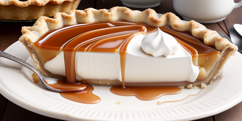 caramel pie with sweet condensed milk