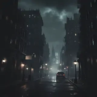 dark city background
