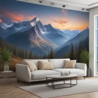aesthetic mountain wallpaper