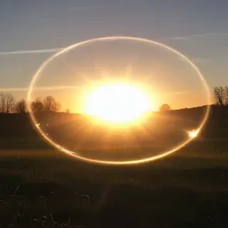 transparent sun