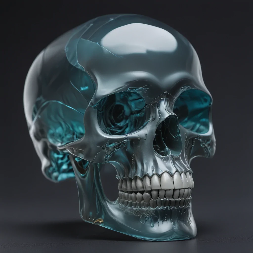 transparent skull
